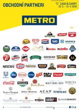 1. strana letáka METRO 25. 3. - 21. 4. 2026 Obchodní partneri