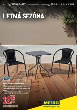 METRO leták  s platnosťou 6. 5. - 2. 6. 2026 Letná sezóna