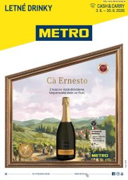 1. strana letáka METRO 3. 6. - 30. 6. 2026 Letné drinky