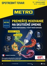 METRO leták  s platnosťou 23. 9. - 6. 10. 2026 Spotrebný tovar