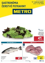 METRO leták  s platnosťou 23. 9. - 6. 10. 2026 Gastronómia